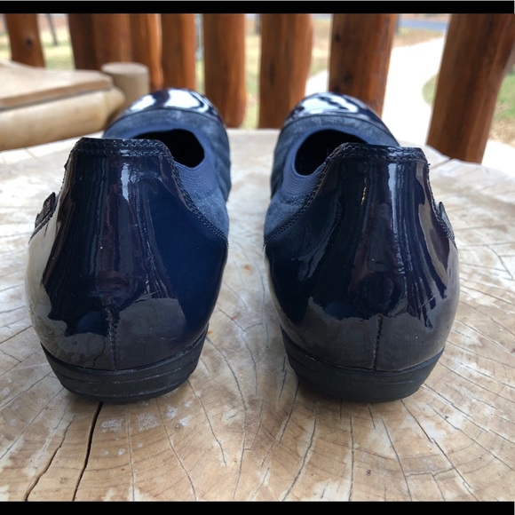 Mephisto Elettra Ballet Flat Navy Leather 7 M - Picture 4 of 8